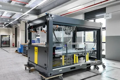 Würth Industrie Service lojistik merkezinde Pick & Place işlevli SSI Piece Picking robot hücresi